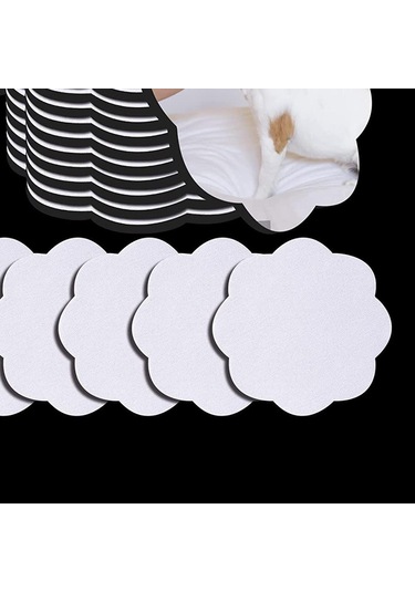 Homyl 30 Adet Boş Coaster Süblimasyon Isı Transfer Baskı Beyaz