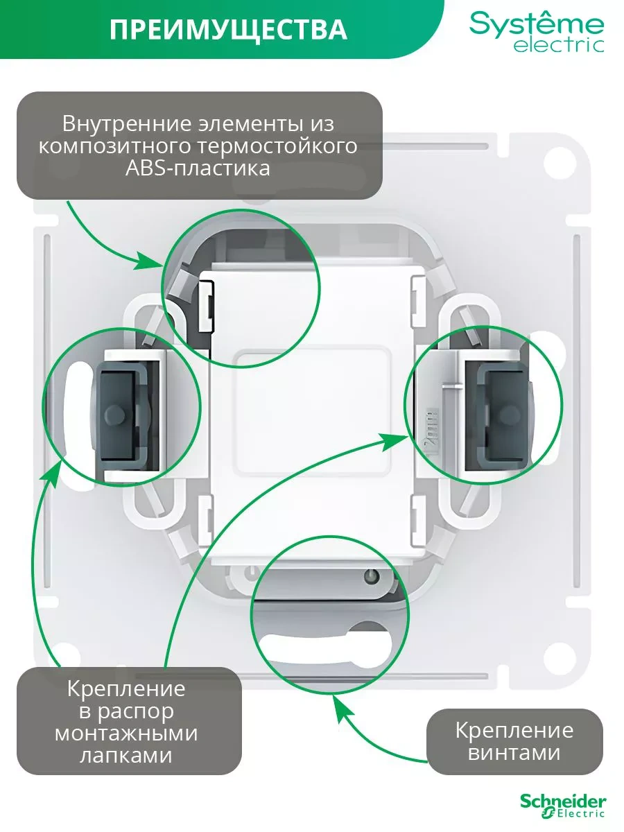 Systeme Electric Schneider İçin Tek Tuşlu İç Anahtar Çerçeveli 213060895