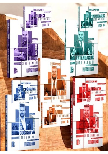 2025 Kpss Ders Notları Kpss Tamamı Çözümlü Soru Bankası 10'lu Set