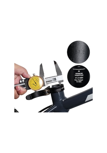 Enlee E-4215 Sele Direği Adaptörü Şim Borusu Sele Direği Borusu Azaltıcı Kol Dönüştürücü - 27,2 Mm'Den 30,4 Mm'Ye Çok Renkli