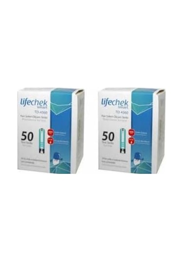 Lifechek Smart TD-4360 Şeker Ölçme Stribi 2 Kutu 50'li