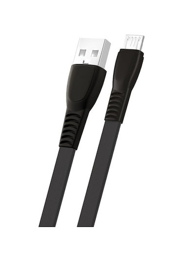 Fitplus Flat Fs-401 Micro Usb Data/Şarj Kablosu 2.4A 1Mt (521341424)