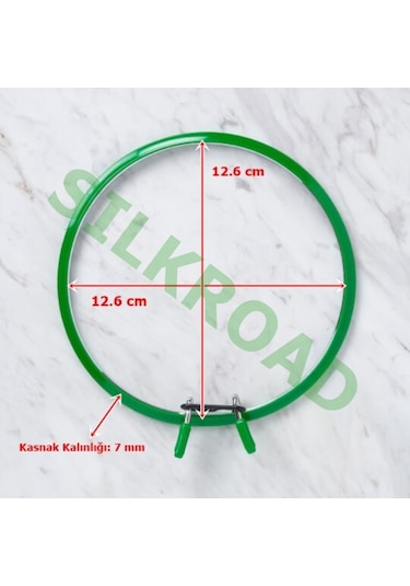 Nurge Orta Boy Metal Kasnak - 126mm - 7mm - 5 Farklı Renk Seçeneğ