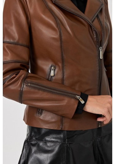 Diana Taba Kadın Deri Mont 001