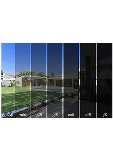 Oto Araç Ev Bina Balkon Ofis Cam Filmi Orta Ton 100 Cm X 1 Metre