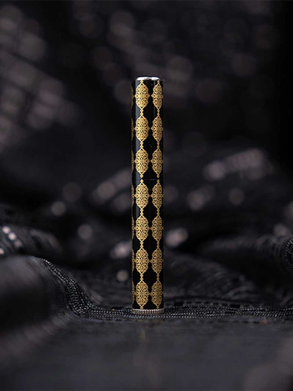 Caka Lighter Anadolu Desen Çakmak Siyah - Altın