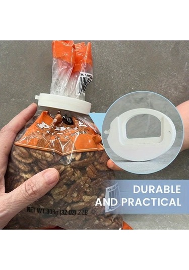 Trendooze Gaojunshop01 Mavi Saklama Klipsi Sızdırmaz Pastel Yarı Daire Klips Dayanıklı