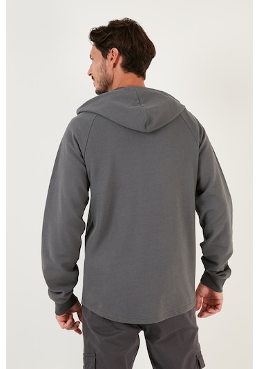 Buratti Pamuklu Kapüşonlu Relaxed Fit Erkek Gömlek 5905468 Antrasit Buratti Pamuklu Kapüşonlu Relaxed Fit Erkek Gömlek 5905468 Antrasit