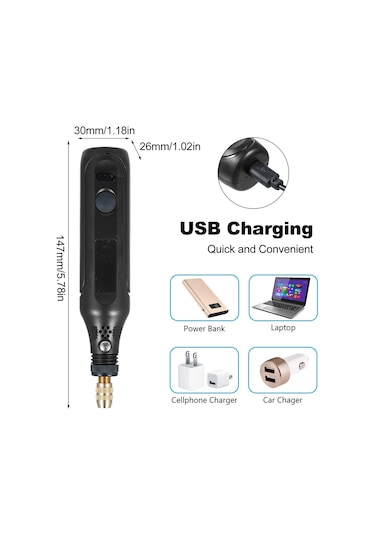 Suofeng 3 Hızlı Mini Döner Alet Seti - 36 Parça Aksesuarlı Polisaj, Temizleme Ve Dıy El Aleti