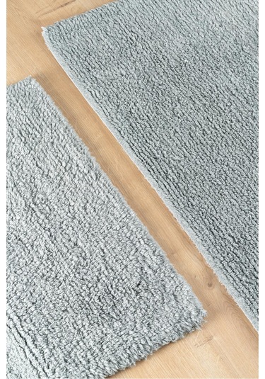 Soley Monolo %100 Doğal Pamuk 2'li Banyo Halısı Seti Çok Renkli