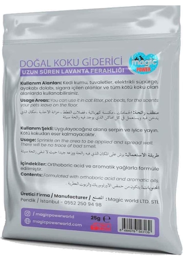 Magic Power Kedi Kumu Koku Giderici Okaliptus 25 G