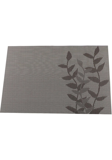 Kahverengi 6 Adet Pvc Masa Paspasları Kaymaz Su Geçirmez Placemats Yaprak Çiçek Ağacı Masa Dekoratif Paspaslar Mutfak Aksesuarları Kahverengi
