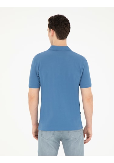 Pierre Cardin Erkek Koyu Mavi Tişört Basic 50280754-vr032