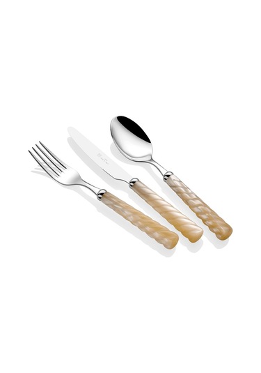 Rivadossi Vito Krem 75 Parça Çatal Bıçak Seti