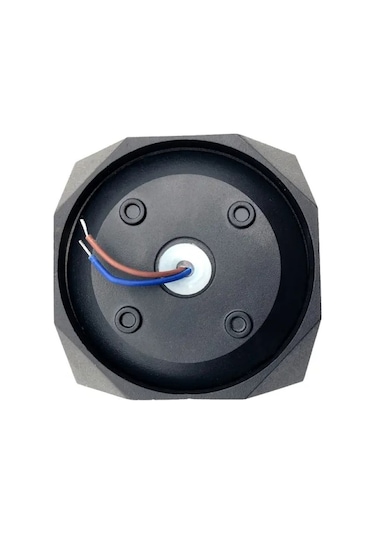 Ycl 8 W Piramit Led Duvar Aplik - Gün Işığı 3000k - Siyah -ıp44 Siyah