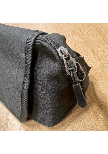 Honeybeeshop Siyah Saç Şekillendirme Aletleri Seyahat Çantası Düzleştirici Maşa Saklama