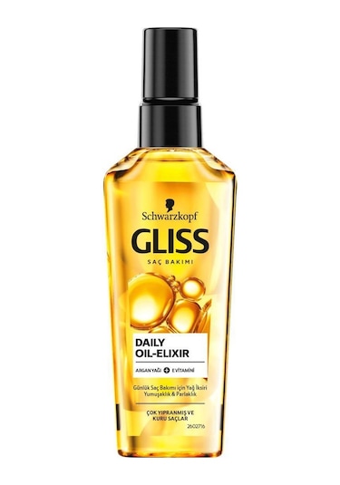 Schwarzkopf Gliss Daily Oil Elixir Saç Bakım Yağı 75 ML