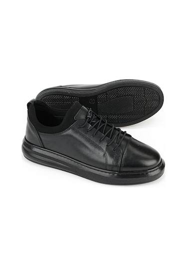 Ziya Erkek Hakiki Deri Sneaker 161423z79 Siyah 161423z79 000 40