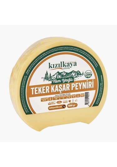 Kızılkaya Çiftlik Teker Kaşar Peyniri 1 KG