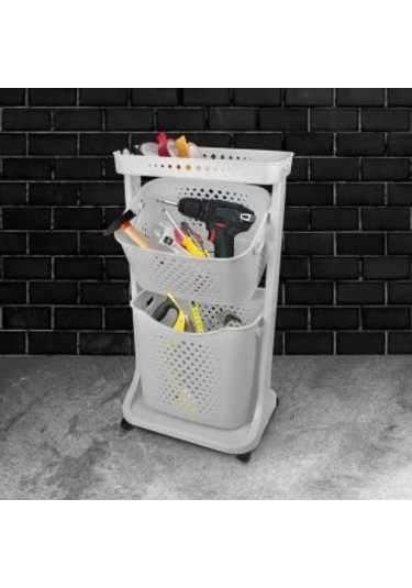 İki Katlı Organizer Sepet - Sebzelik COSTP748G