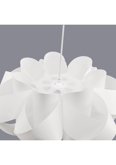 Petal Beyaz Sarkıt Avize Kolay Kurulum Beyaz