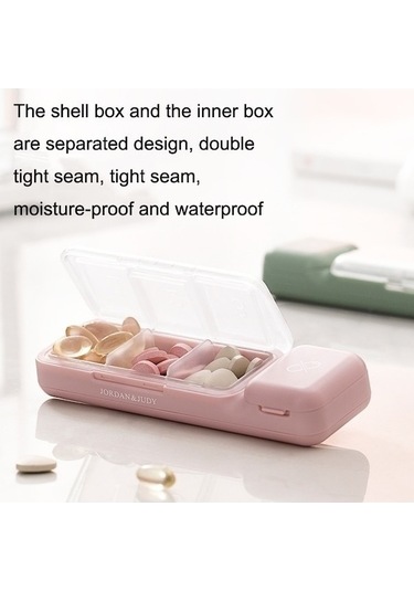 Tongxida Bosphorusboutique Tr017 Taşınabilir Sones Mühürlü Mor Mini Kutusu Kesici İlaç İlaç Gün Gn, 7 Rs Diğer