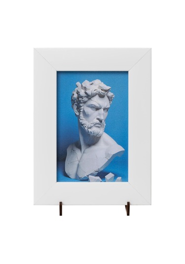 Dekoratif 4'lü Fotoğraf Çerçevesi - Beyaz