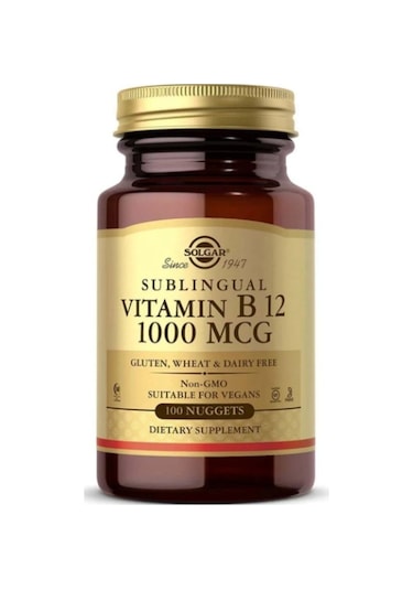 Solgar Vitamin B12 1000 Mcg 100 Dil Altı Tablet