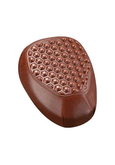 Pazly Rahat E-bisiklet Sele Kapağı Yumuşak Su Geçirmez Silikon Ve Pu Deri Ped Elektrikli Bisiklet Koltukları Kahverengi Kahverengi