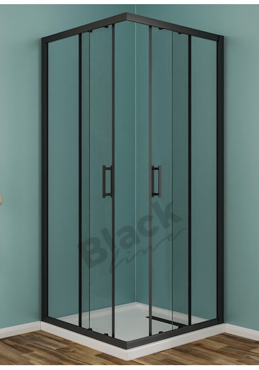 Blackline Siyah Duşakabin En Kalitelisi Patentli H:190 Siyah