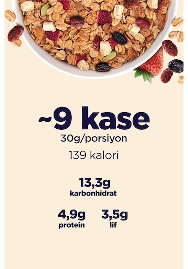 Fellas Protein Granola - Kırmızı Meyveler 270g