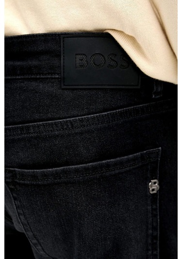 Boss Erkek Kot Pantolon 50546919 002 Siyah Siyah