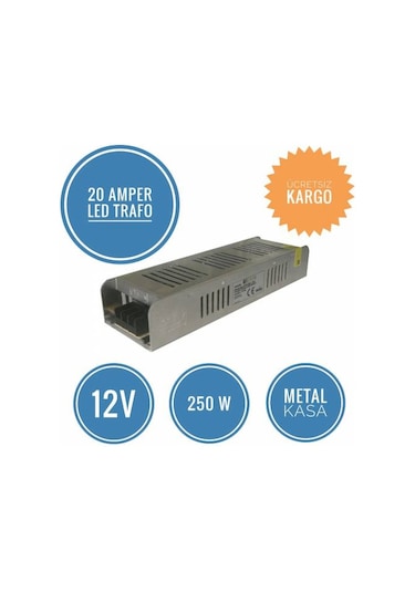 İç Mekan Şerit Led Trafo Adaptör 1-2-3-5-8-10-12-16-20-30 Amper
