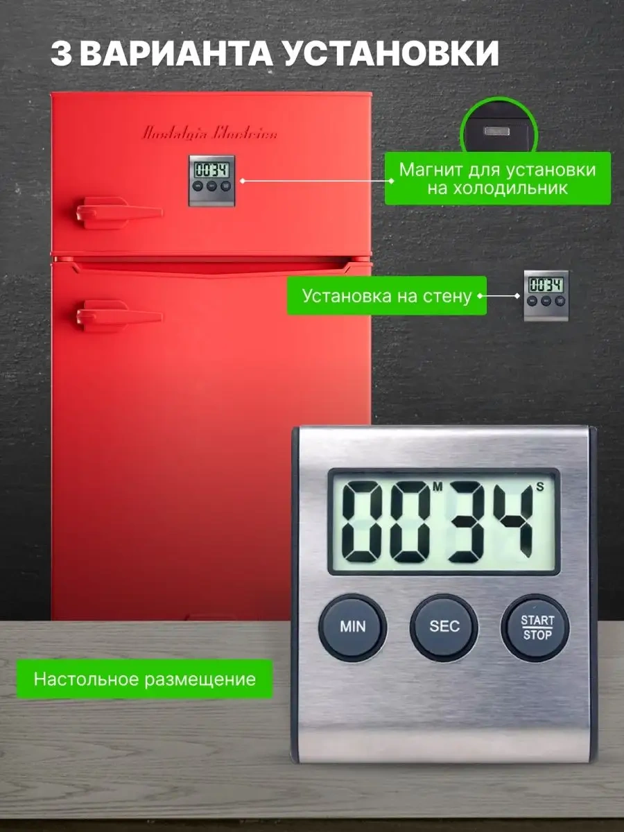 Ulbı Manyetikli Elektronik Mutfak Zamanlayıcısı 42046578