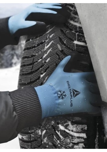 Soğuk İş Eldiveni Delta Plus Vv736 Mavi Akrılık Polıamıd Eldıven No 9