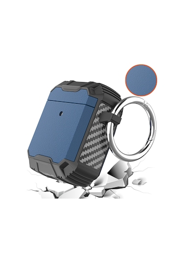 Kablosuz Kulaklık Tpu + Pc Darbeye Dayanıklı Kılıf Airpods Uyumlu 1/2 Pembe İçin Kancalı Pembe