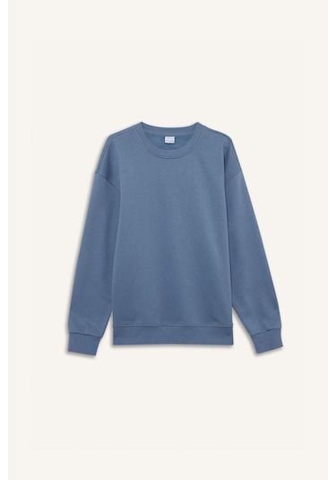 Defacto Relax Fit Bisiklet Yaka Kalın İçi Yumuşak Tüylü Basic Düz Sweatshirt T5139az25augr171 Gri Defacto Relax Fit Bisiklet Yaka Kalın İçi Yumuşak Tüylü Basic Düz Sweatshirt T5139az25augr171 Gri