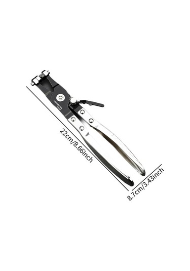 Pazly Suntek Saplı Pense Kelepçesi Kaymaz Hortum Gümüş-rengi Zb