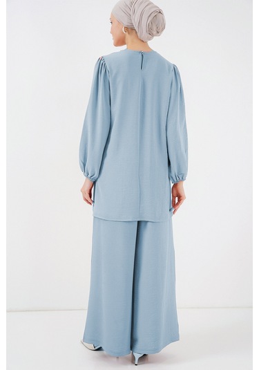 Bigdart Ayrobin Tunik Pantolon Alt Üst Takım 6712 - Açık Mavi