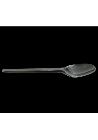 Şeffaf Plastik Kaşık Pk 100 Lü Takribi En 3.3 Cm Boy