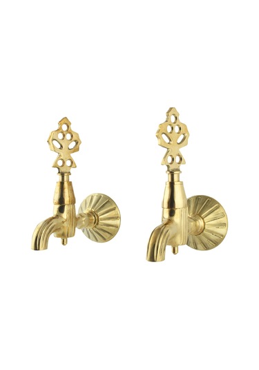 FKN İkili Hamam Taslı Lüx Sarı Osmanlı Musluk