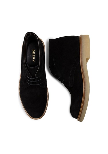 Deery Hakiki Süet Siyah Erkek Bot Siyah (539875509)
