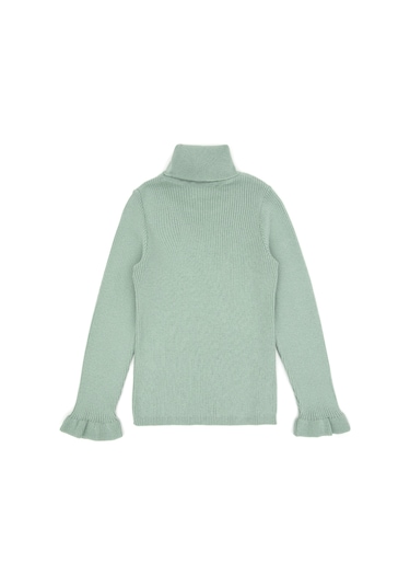 U.s. Polo Assn. Kız Çocuk Su Yeşili Kazak /triko 50297166-vr048 Su Yeşili