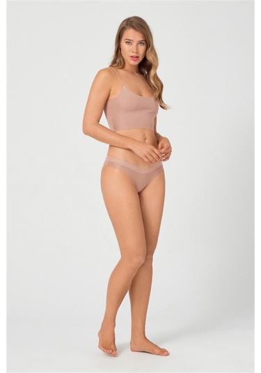 File Lastikli Lazer Kesim Bikini Külot 5'li Paket Çok Renkli 6 Çok Renkli