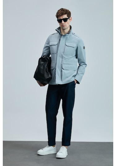 Lufian Samuel Smart Erkek Chino Pantolon Slim Fit Lacivert Lacivert 111190343100200 Lacivert