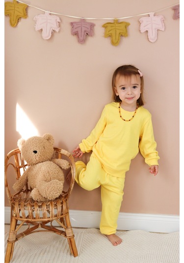 Kaşkorse Mevsimlik Pijama Takım sarı