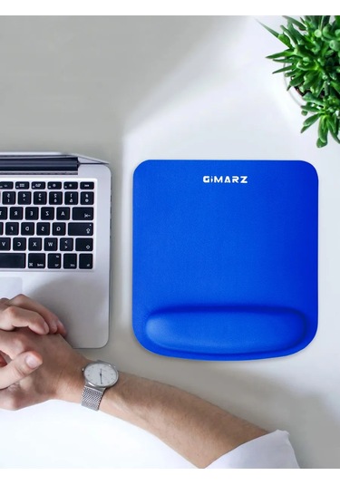 Gimarz Küçük Deri Fare Pabuç, Bilek Destekli Yastık İle 219041516