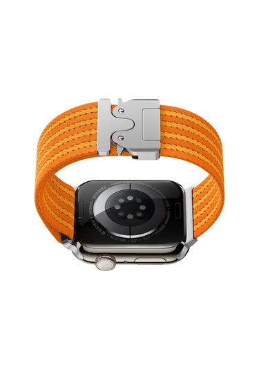 iOs Watch Uyumlu 10 46mm Redclick Krd-133 Naylon Kumaş Hasır Örgülü Kordon