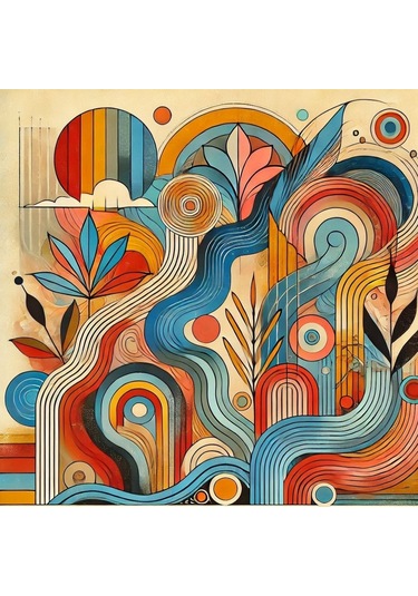 İskandinav Soyut Tablo Set Çerçevesiz 50x50cm Pvc Tablo 4'lü Set 022 Her Bir Tablo 50x50cm Büyüklüğündedir.