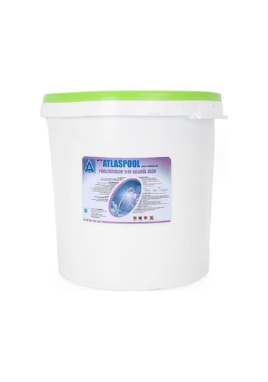 % 90 Lık Toz Klor Granül Trichlor 25 Kg Havuz Kimyasalı